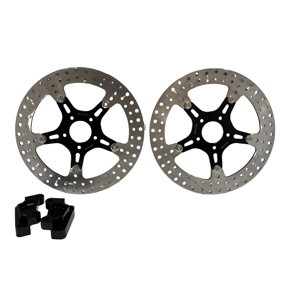 13" BIG BRAKE KIT TWIN ROTORS 2008-2013 TOURING (BDCBI018)