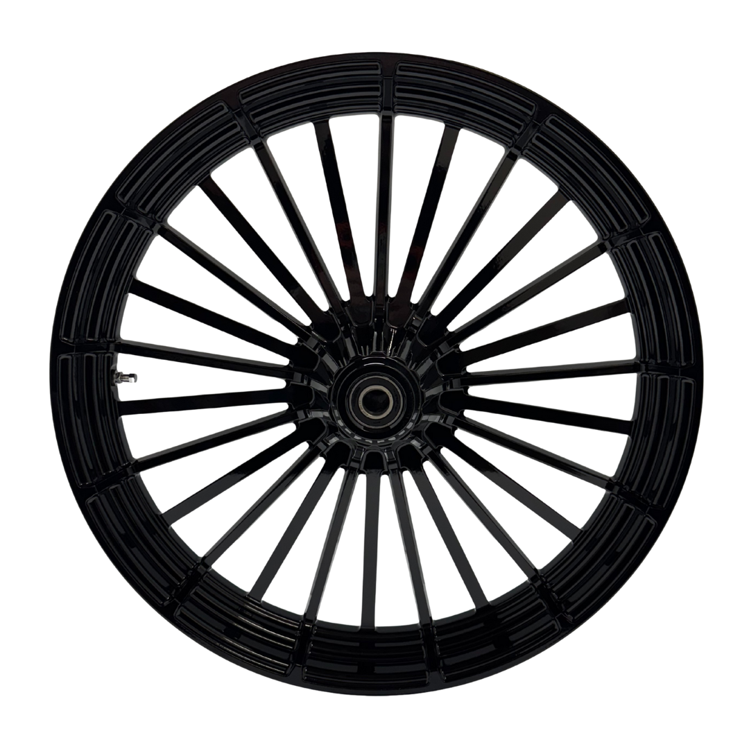 23" ROULETTE FRONT WHEEL GLOSS BLACK 2023 - UP (HAA23RLETGB)