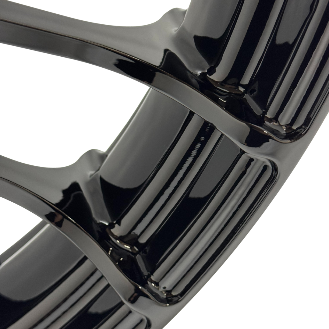 26" TURBINE FRONT WHEEL GLOSS BLACK (HAA26TUR)