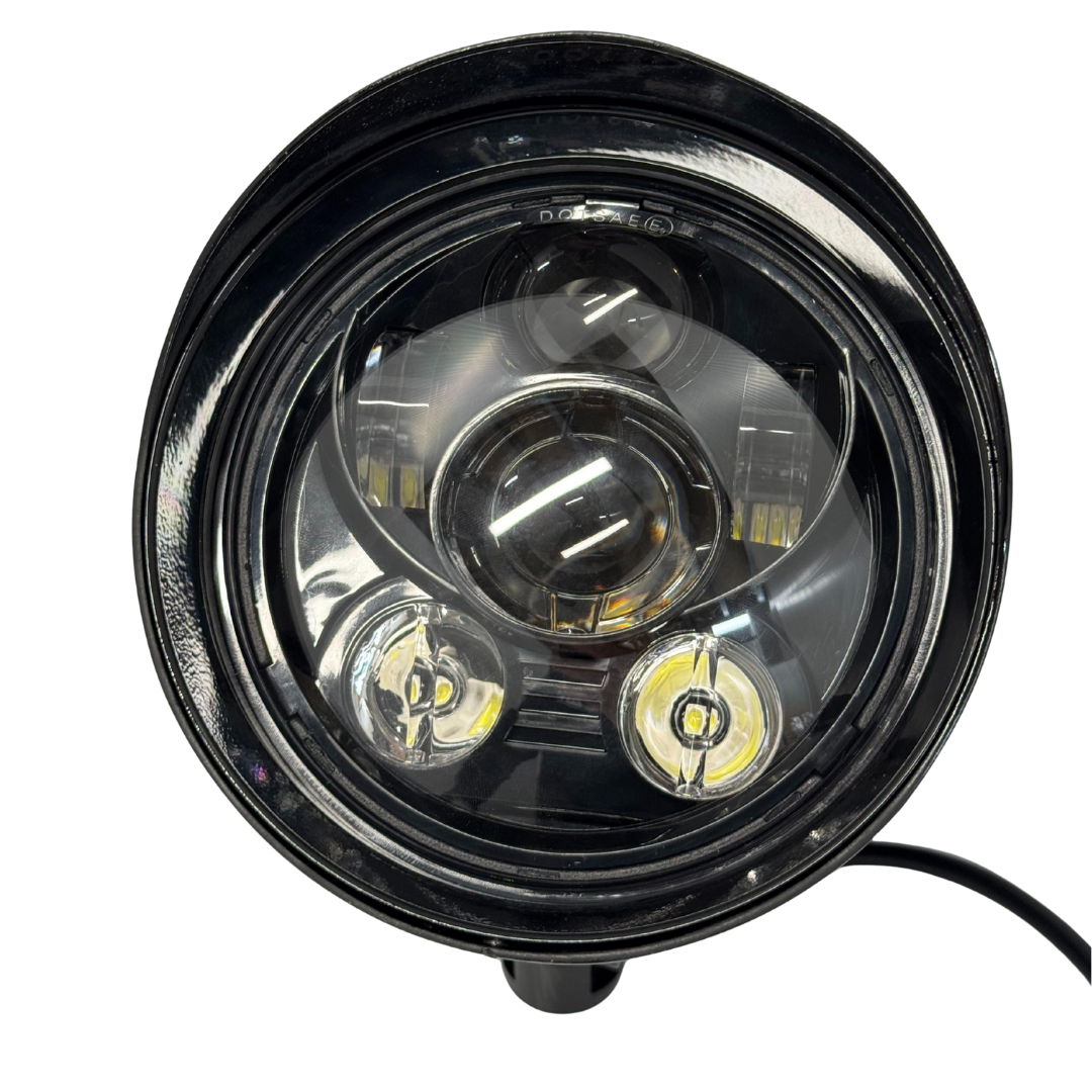 HEADLIGHT BULLET GLOSS BLACK W DAYMAKER (BDCHLBLK)