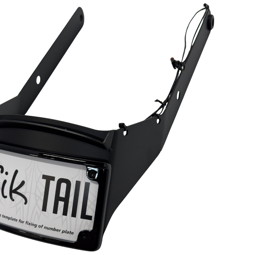 FAT BOB 2018-2024 PLATE ONLY BLACK (SIK009)