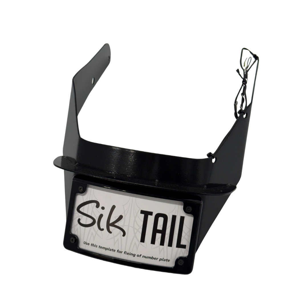 FAT BOY 2018-CURRENT PLATE ONLY BLACK (SIK010)