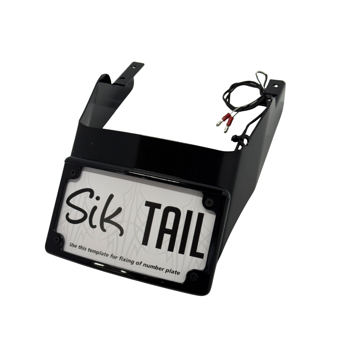 X 500 2024-CURRENT PLATE ONLY BLACK (SIK023)