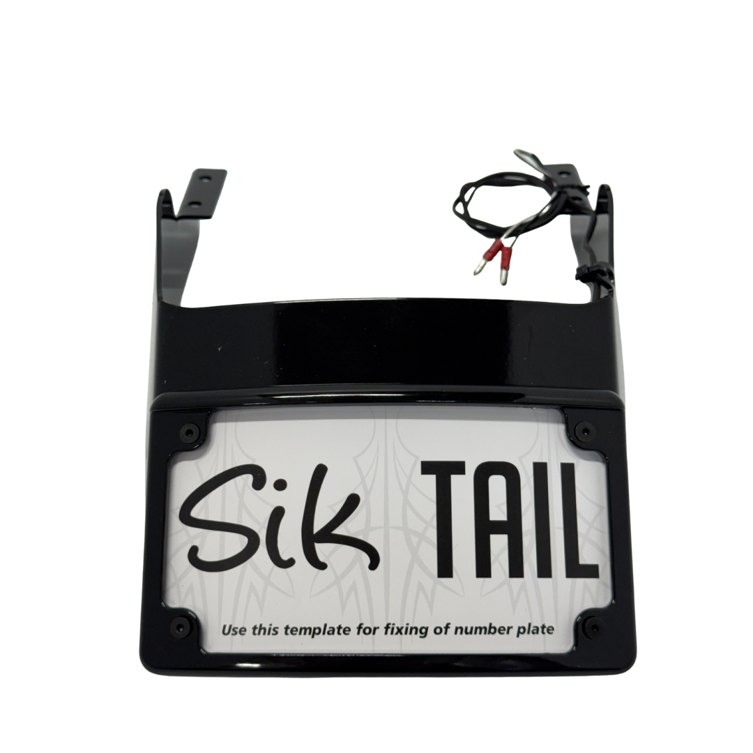X 500 2024-CURRENT PLATE ONLY BLACK (SIK023)