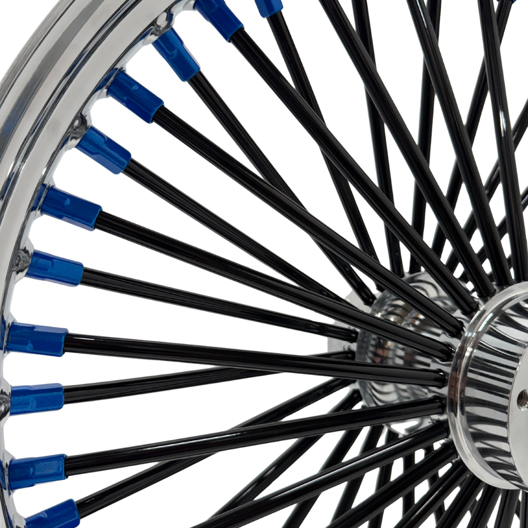 REAR FAT SPOKE WHEELS POWDER COATED OPTION