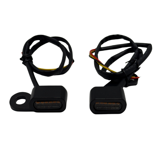 2015-2024 SOFTAIL / 2009-2017 TOURING  UNDERPERCH INDICATORS  BLACK   (BDC2143)