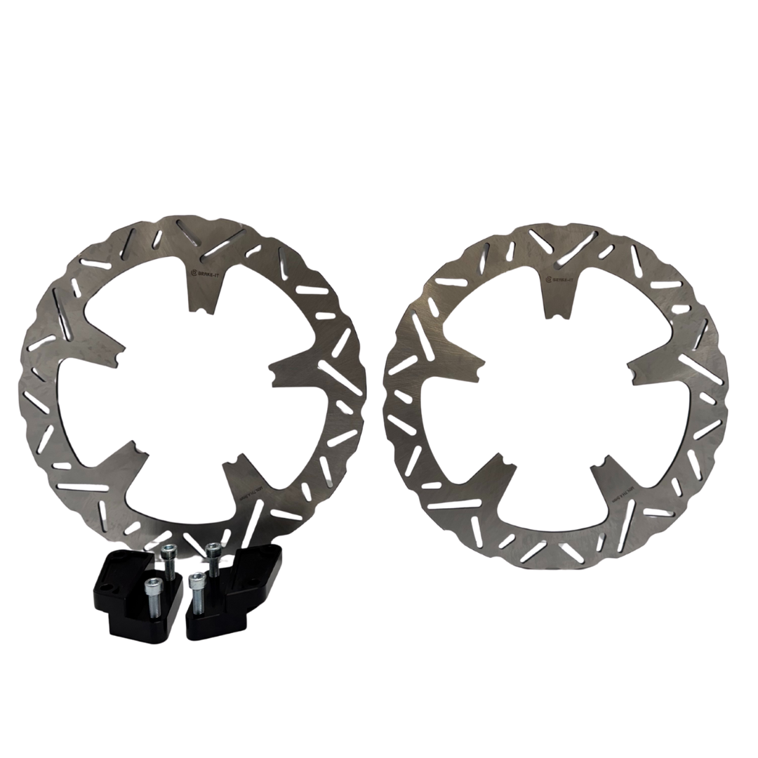 15" BIG BRAKE KIT  (TWIN ROTORS)  2012-2017 V-ROD    (BDCBI011)