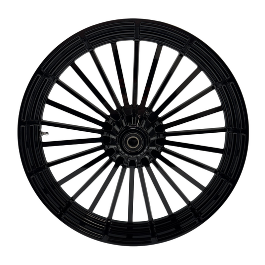 23"  ROULETTE FRONT WHEEL GLOSS BLACK  2023 - UP   (HAA23RLETGB)