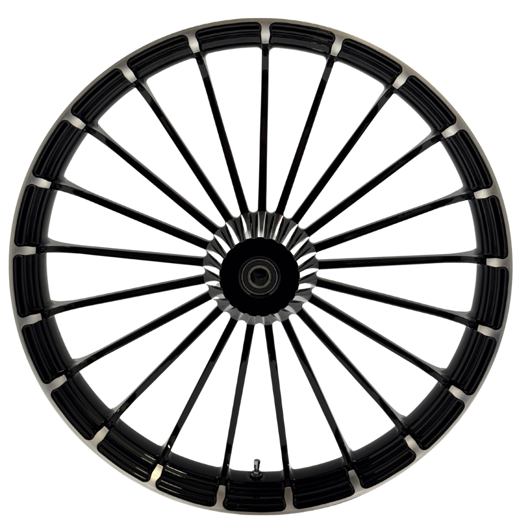 26"  TURBINE FRONT WHEEL CONTRAST CUT   (HAA26TURCON)