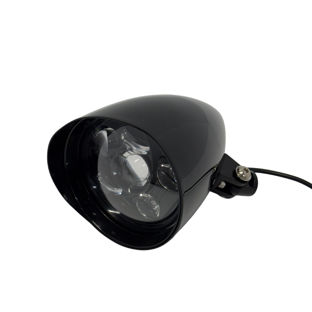 HEADLIGHT  BULLET GLOSS BLACK  W DAYMAKER     (BDCHLBLK)