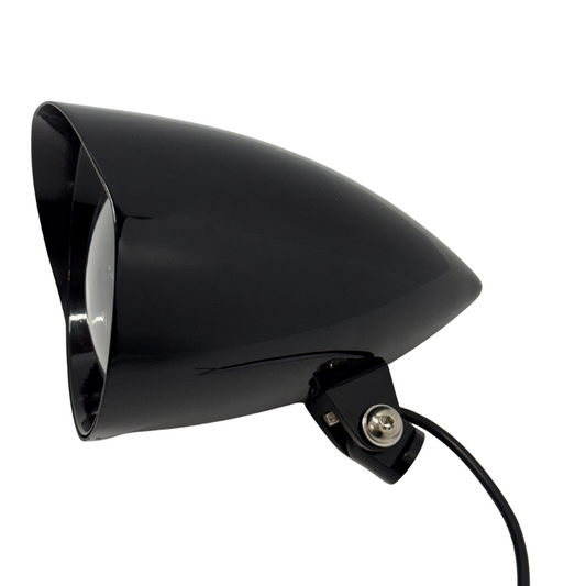HEADLIGHT  BULLET GLOSS BLACK  W DAYMAKER     (BDCHLBLK)