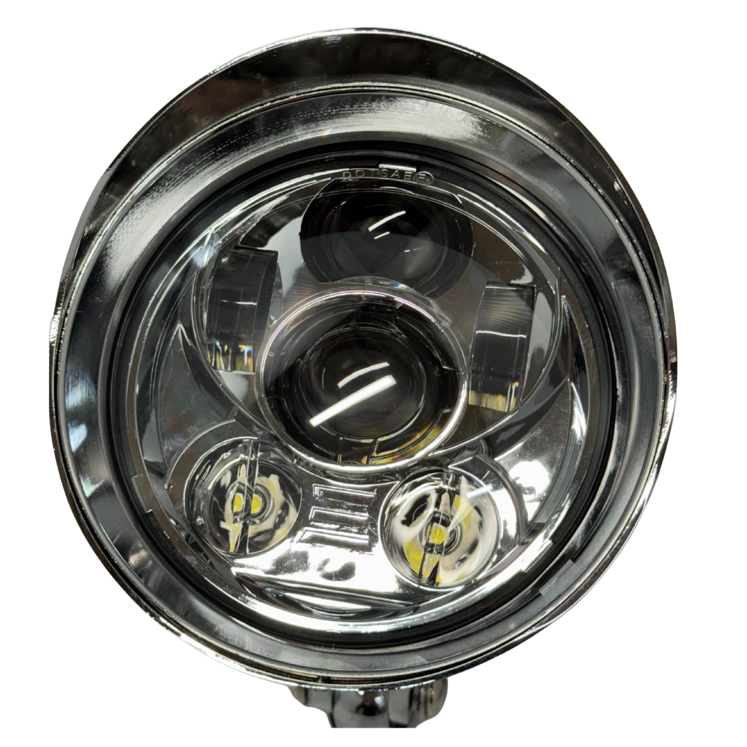 HEADLIGHT  BULLET CHROME   (BDCHLCHR)