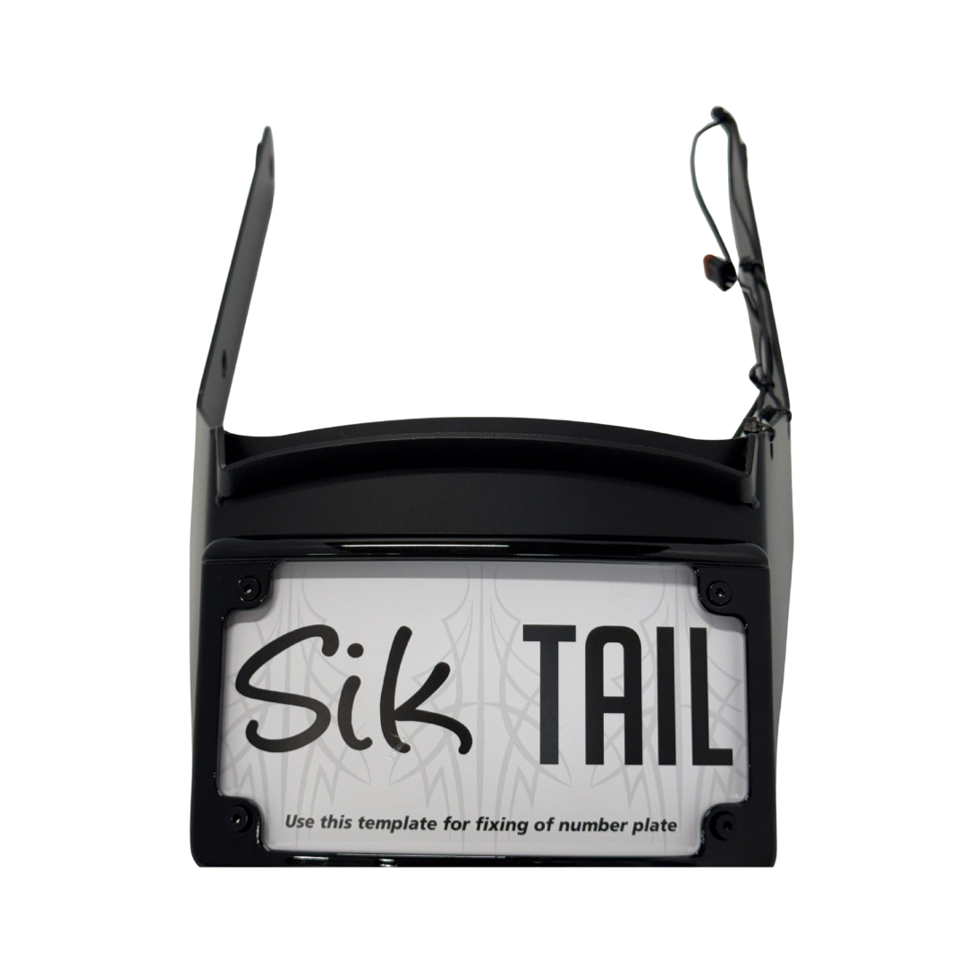 FAT BOB  2018-2024  PLATE ONLY  BLACK  (SIK009)