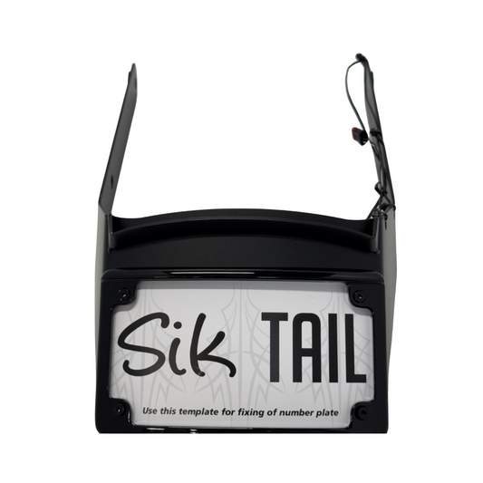 FAT BOB  2018-2024  PLATE ONLY  BLACK  (SIK009)