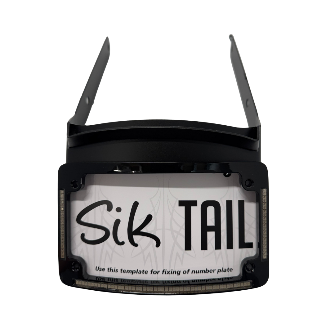 FAT BOB 2018-2024  PLATE SURROUND COMBO BLACK   (SIK009C)