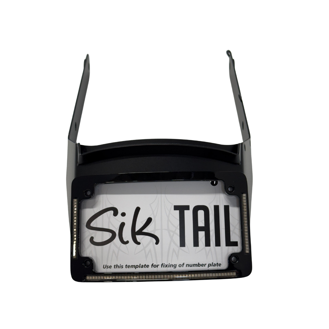 FAT BOB 2018-2024  PLATE SURROUND COMBO BLACK   (SIK009C)