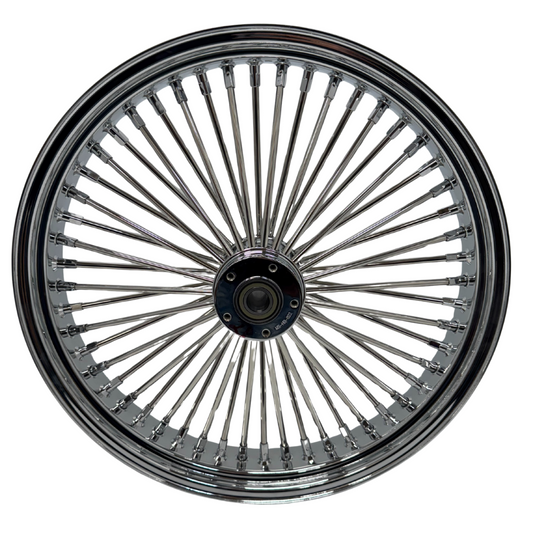 FRONT FAT SPOKE WHEELS  CHROME