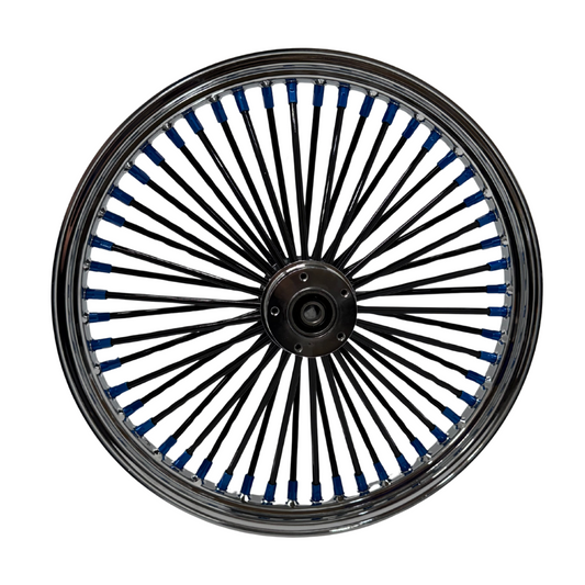 REAR FAT SPOKE WHEELS   POWDER COATED OPTION